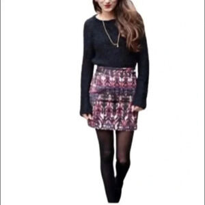 H&M Aztec print mini pencil skirt 6